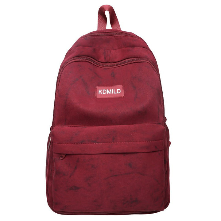 Lightweight Textured Canvas School Backpack Kalsten