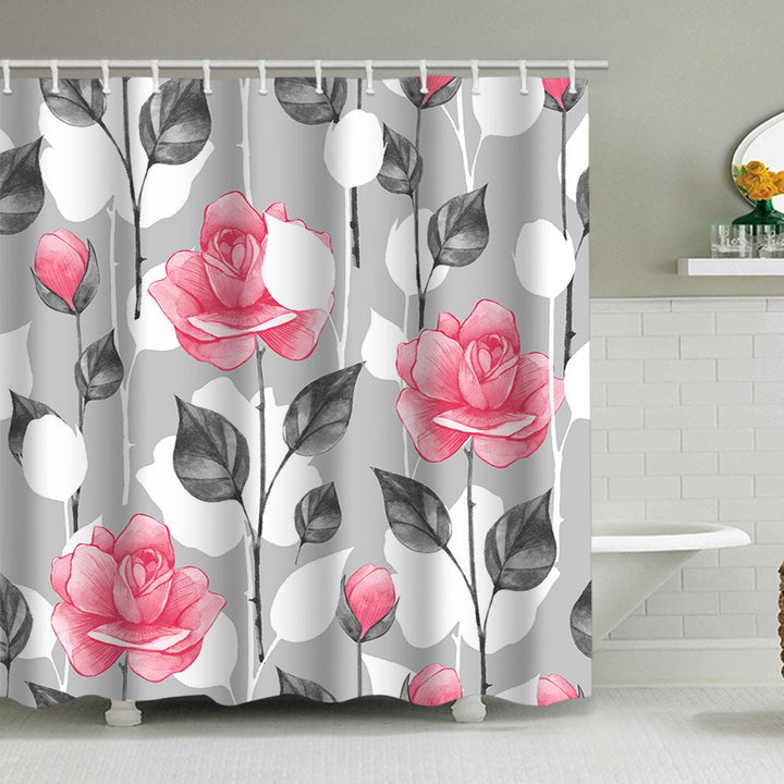 Floral Design Shower Curtain Kalsten