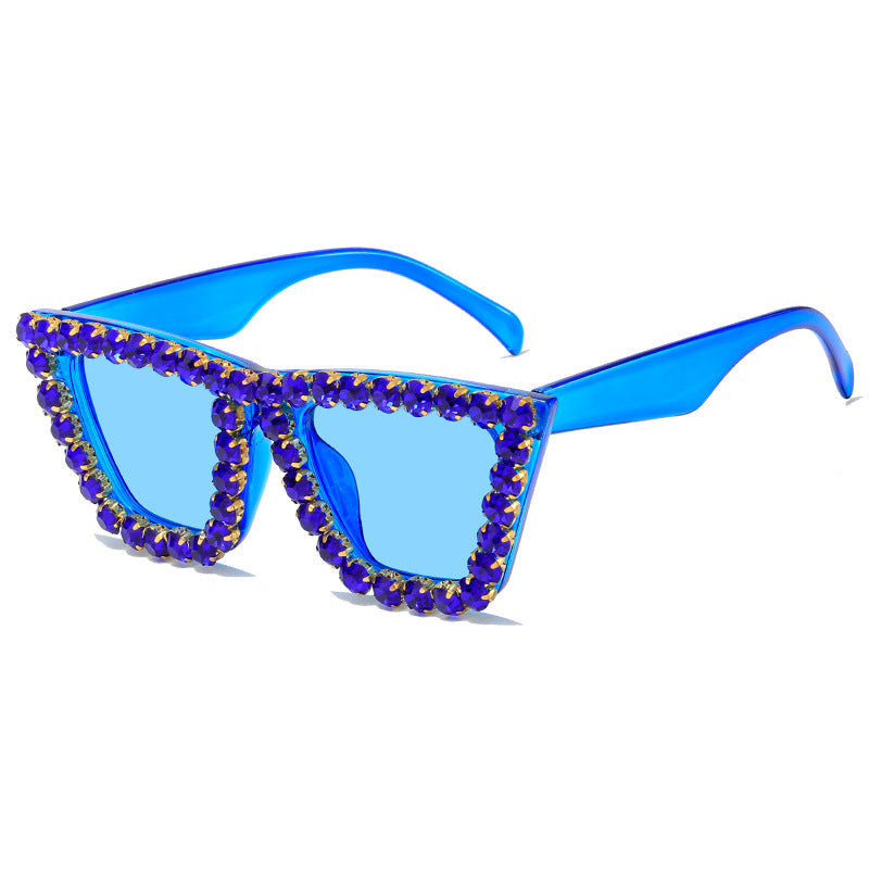 Women's extravagant sunglasses with glittering frame Kalsten