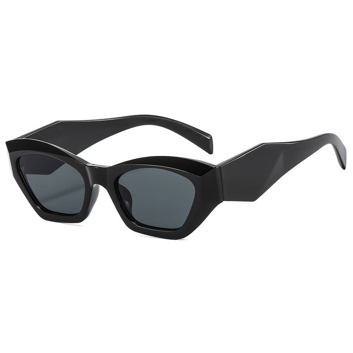 Women's geometric designer sunglasses with sparkling frame Kalsten