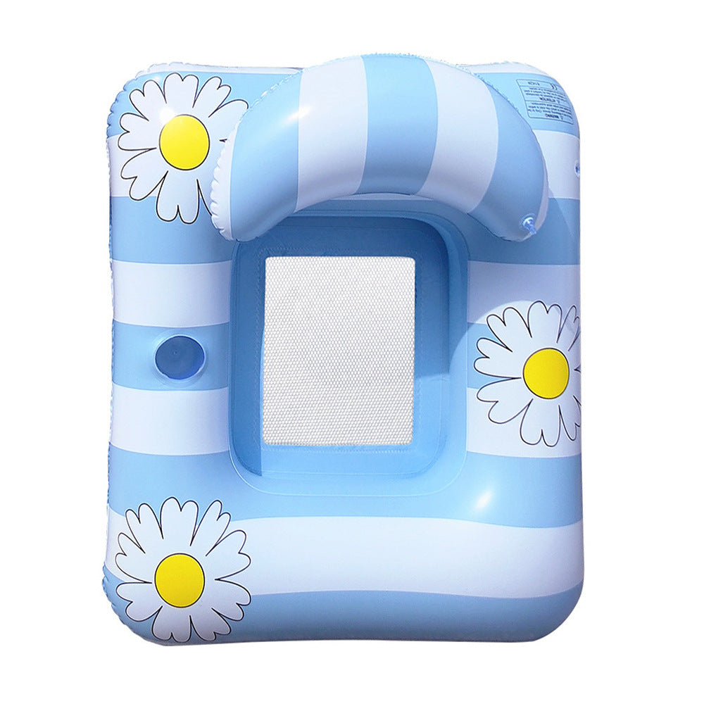 Women's Inflatable Lounger with Flower Design Kalsten