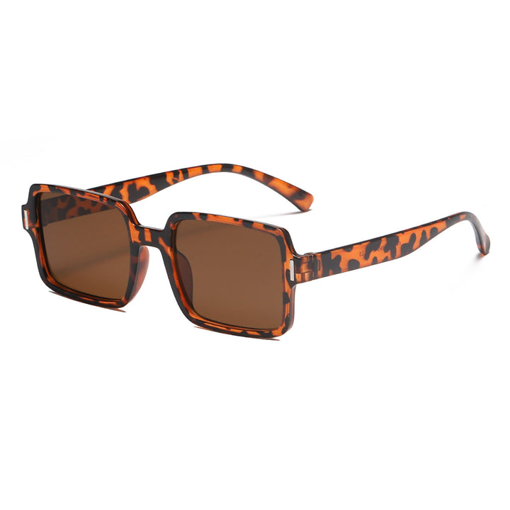 Women's square sunglasses in elegant leopard print Kalsten