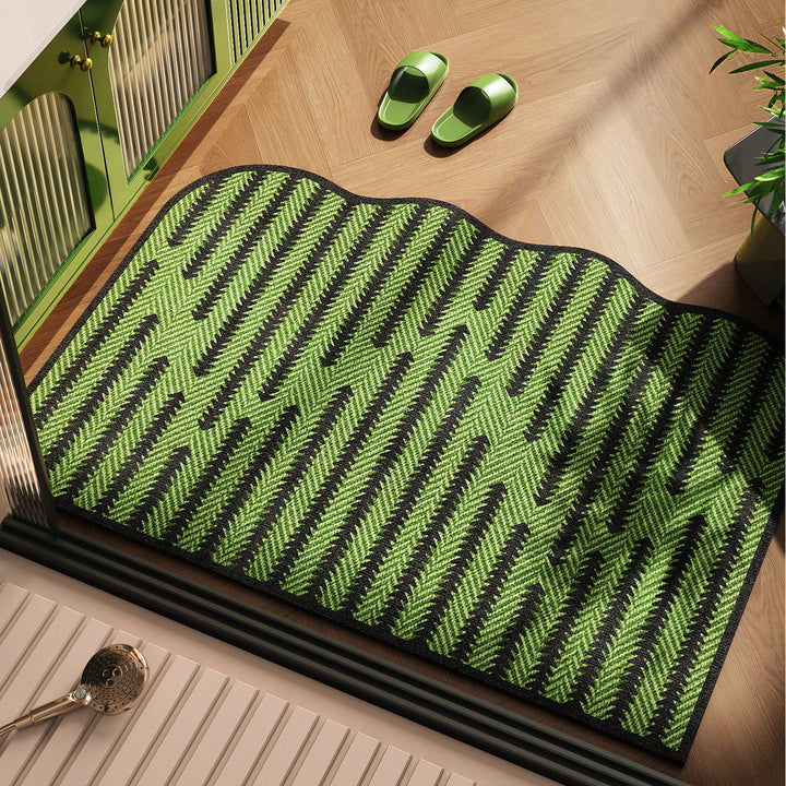 Lace-Trimmed Bath Mat Kalsten