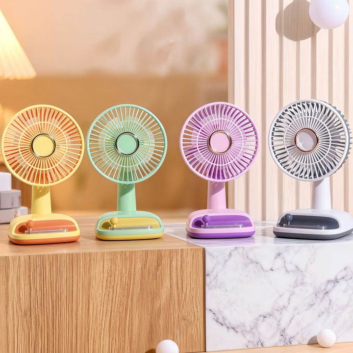 Ladies table fan with flexible tilt angle Kalsten