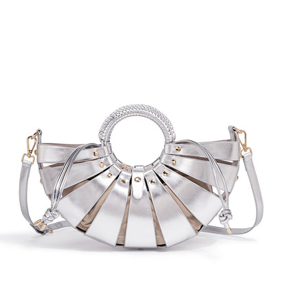 Elegant Fan-Shaped Handbag Acalora