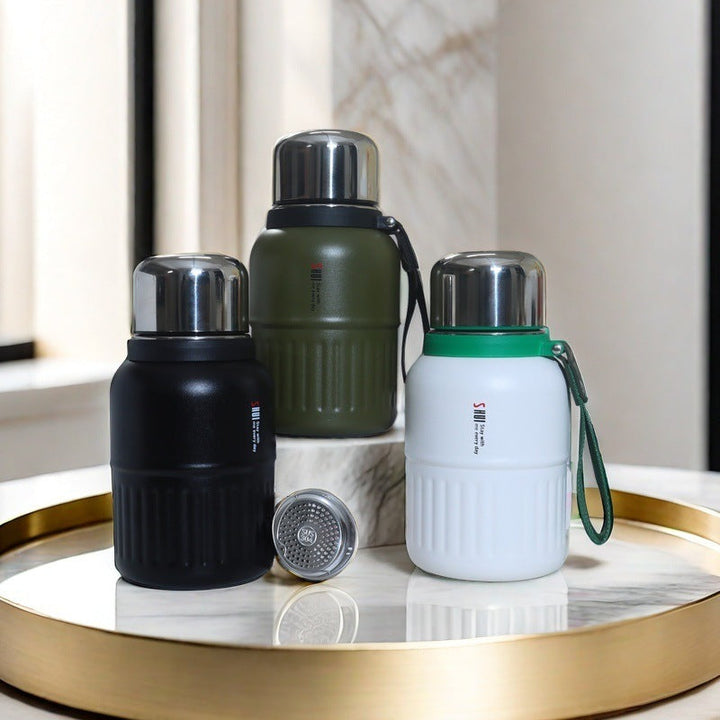 Ladies insulated bottle with removable tea strainer Kalsten