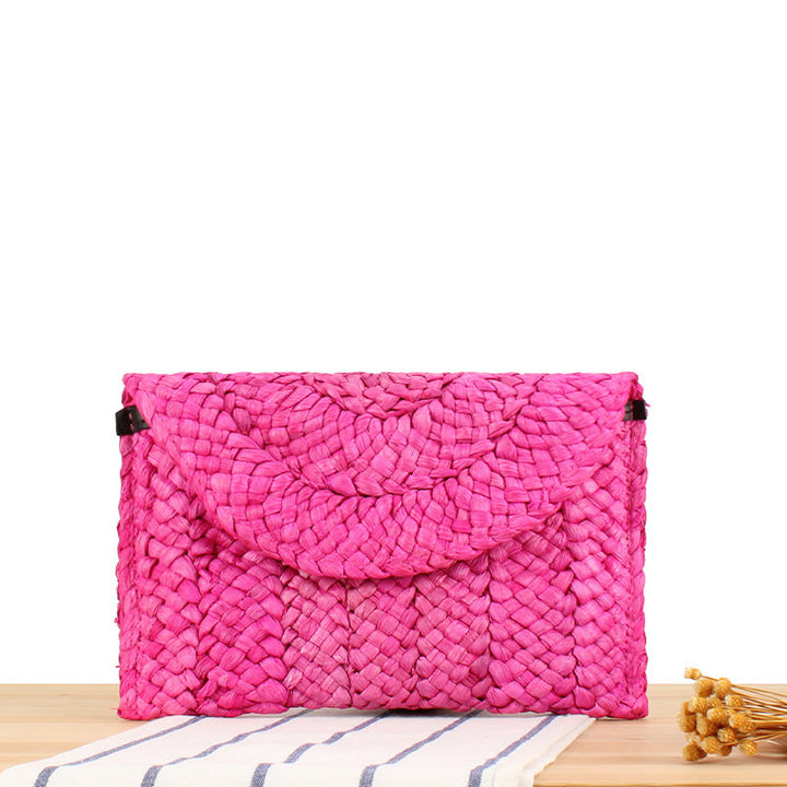 Clutch Made of Handmade Basket Weave Kalsten
