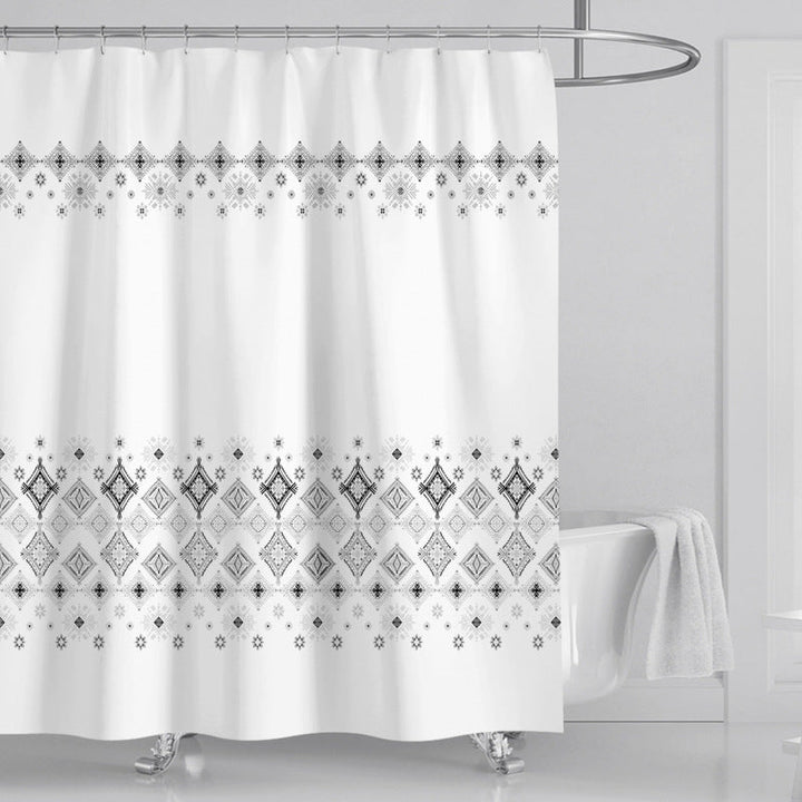 Chevron Pattern Bathroom Set Kalsten