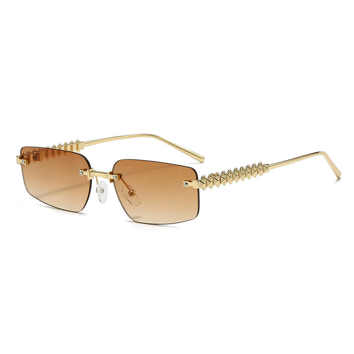 Women's fashion rectangular glasses with extravagant accents Kalsten