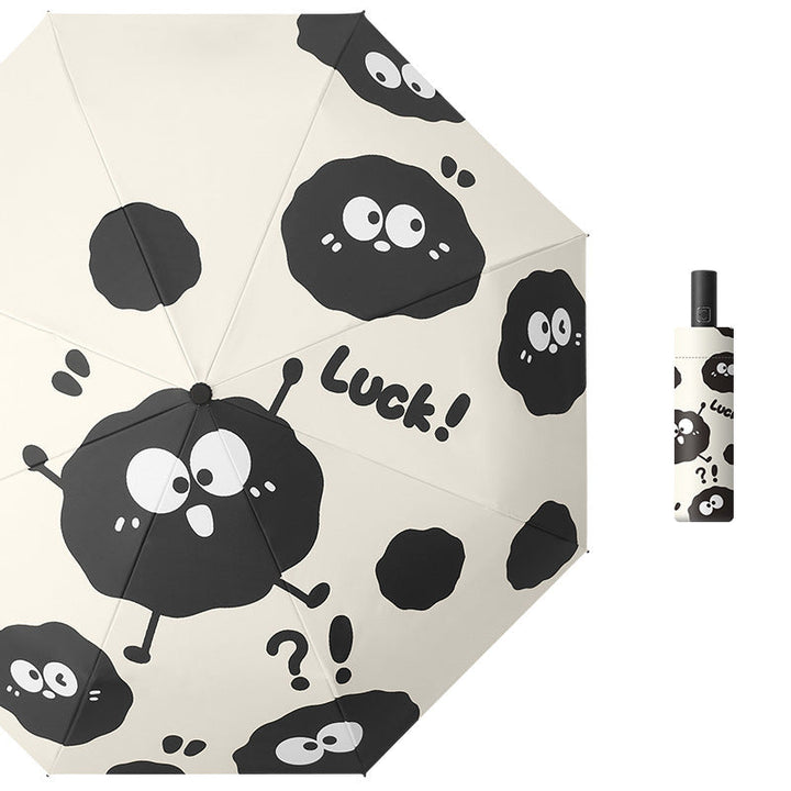 Ladies Foldable Umbrella with Humorous Design Kalsten