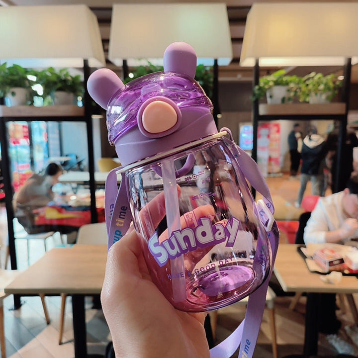 Women's Playful Water Bottle with Animal Ears Kalsten