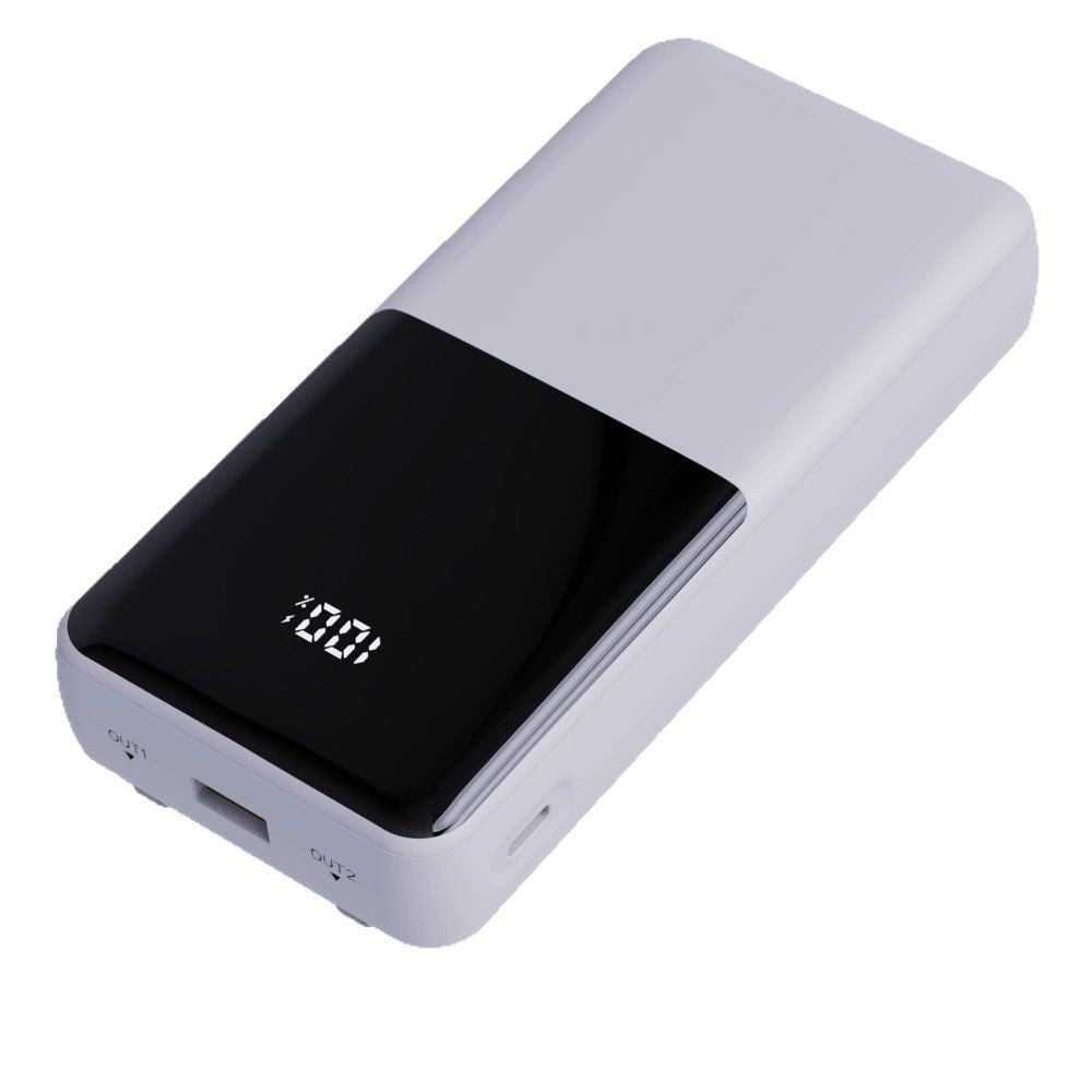 Portable power bank with integrated charging station and digital display Kalsten