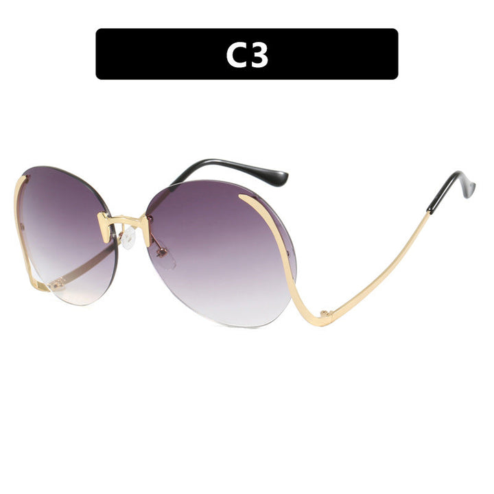 Women’s luxurious oversized sunglasses with innovative frame and UV protection Kalsten