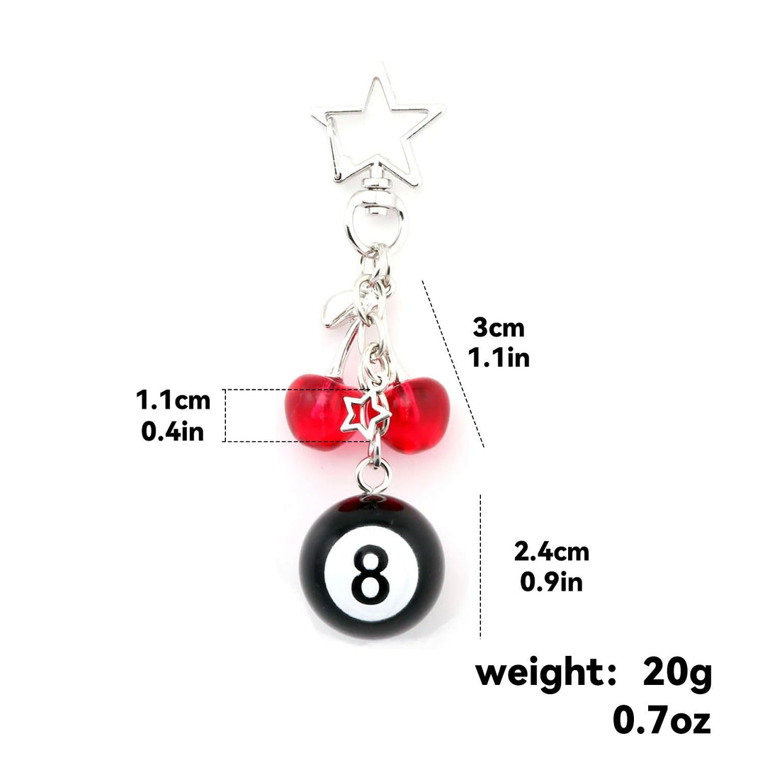Keychain with Colorful Dice Kalsten