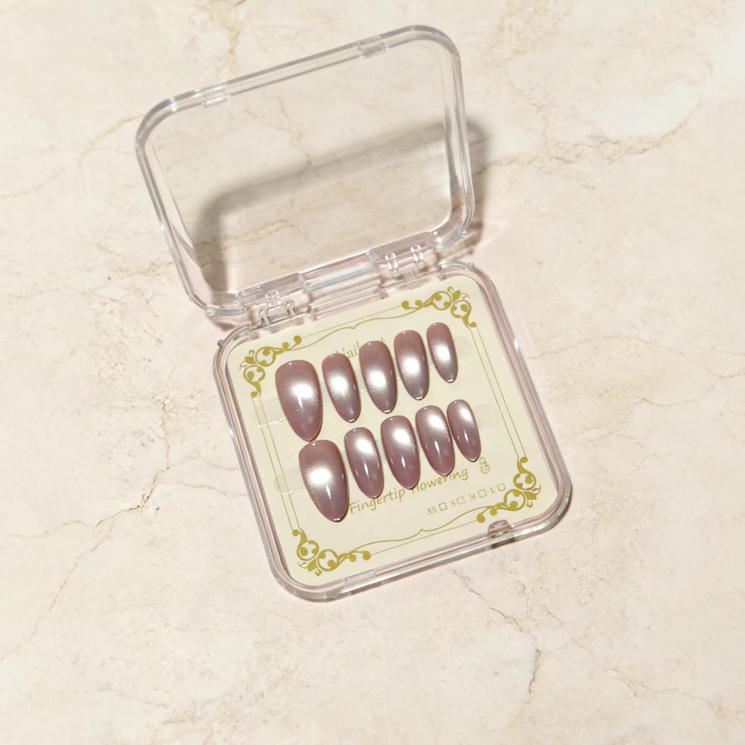 Elegant Stiletto Press-On Nail Art Kalsten