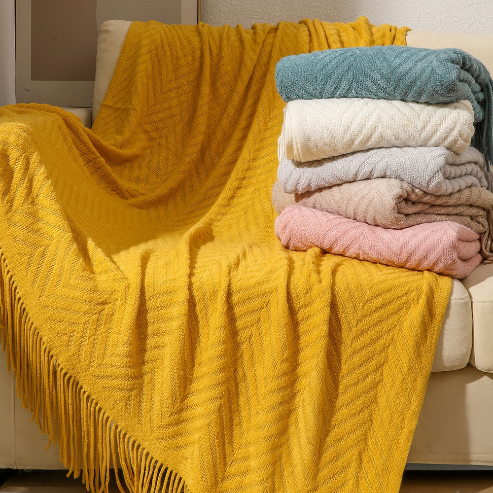 Ladies cozy throw blanket Kalsten