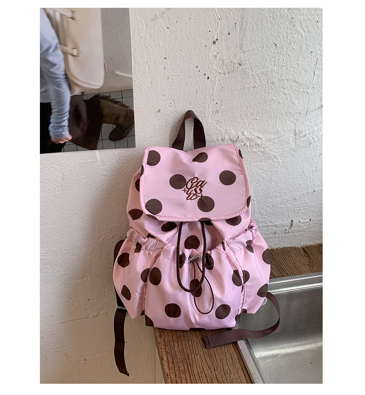 Fun Polka Dot Mini School Backpack