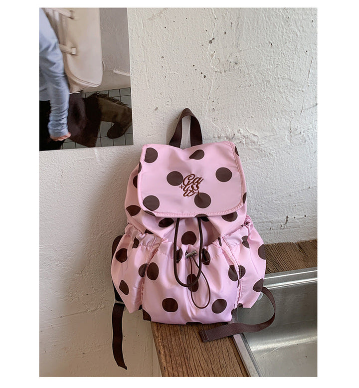 Fun Polka Dot Mini School Backpack