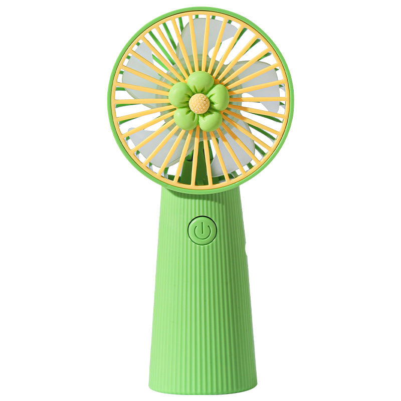 Flower-Themed Handheld Cooling Fan Kalsten