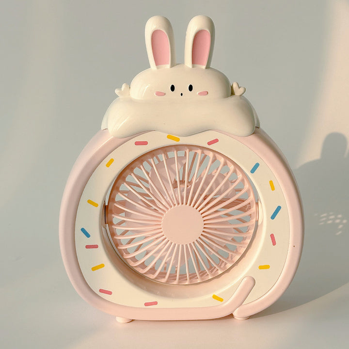 Ladies Portable Mini Fan with Cute Animal Design Kalsten
