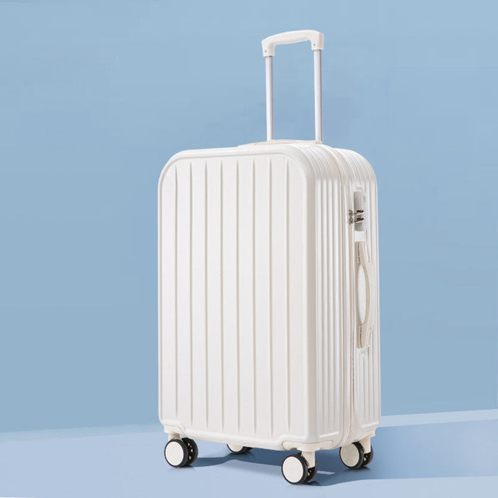 Unisex Stylish Ridged Hard-Shell Suitcase Kalsten