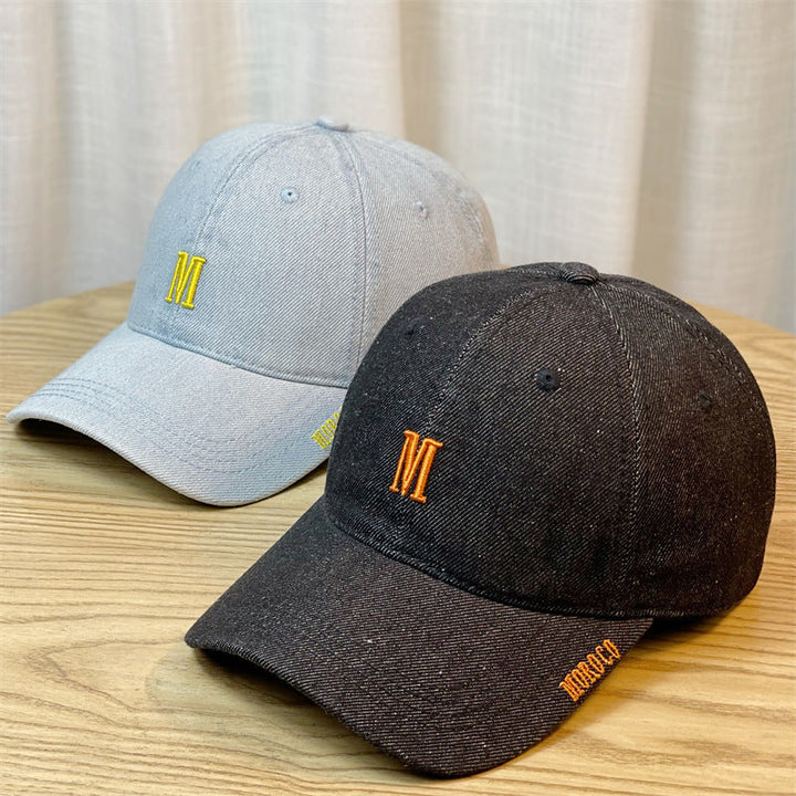Men's Embroidered Denim Baseball Cap Kalsten