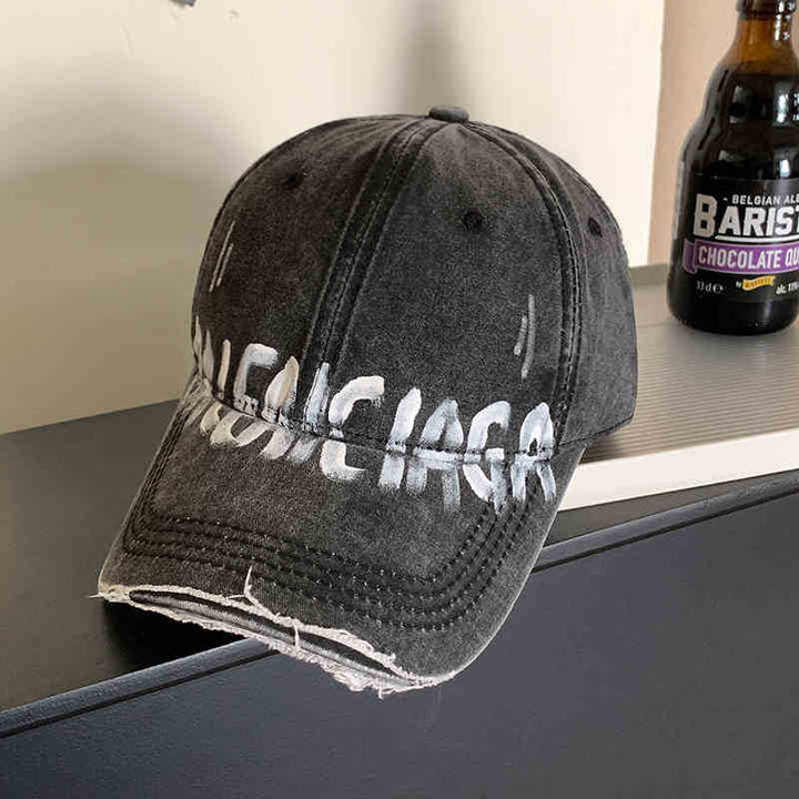 Unisex Distressed Graphic Dad Hat Kalsten
