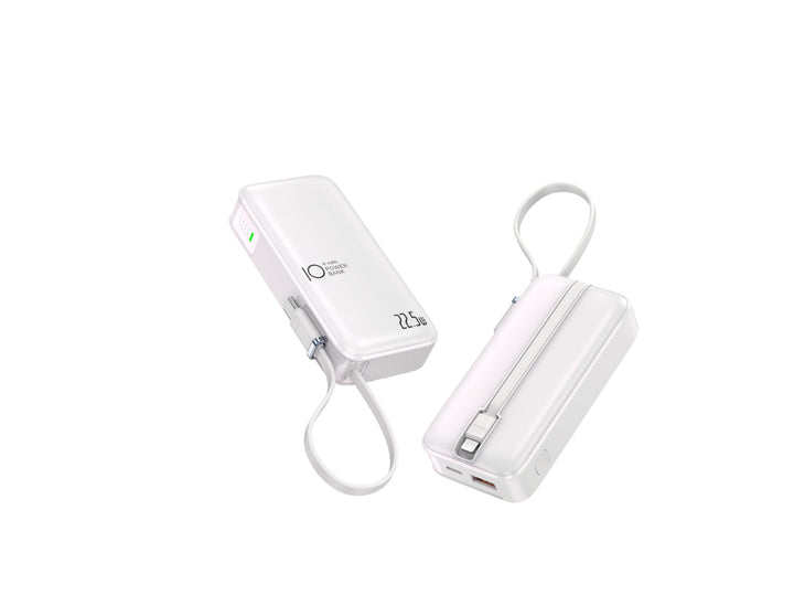 Portable power bank with fast USB-C charging function and integrated LED display Kalsten