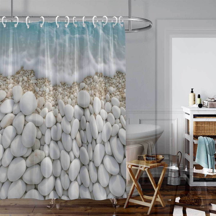 Coastal-Inspired Artistic Shower Curtain Kalsten