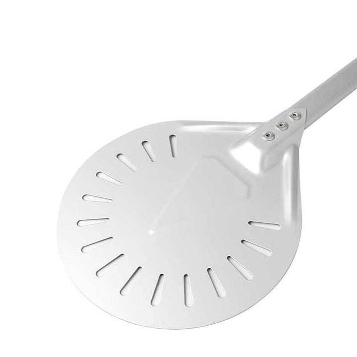 perforated aluminum pizza peel with ergonomic non-slip handle Kalsten