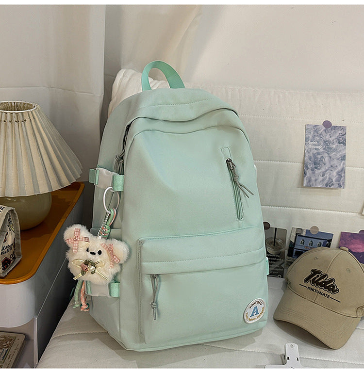 Minimalist Multi-Pocket School Backpack