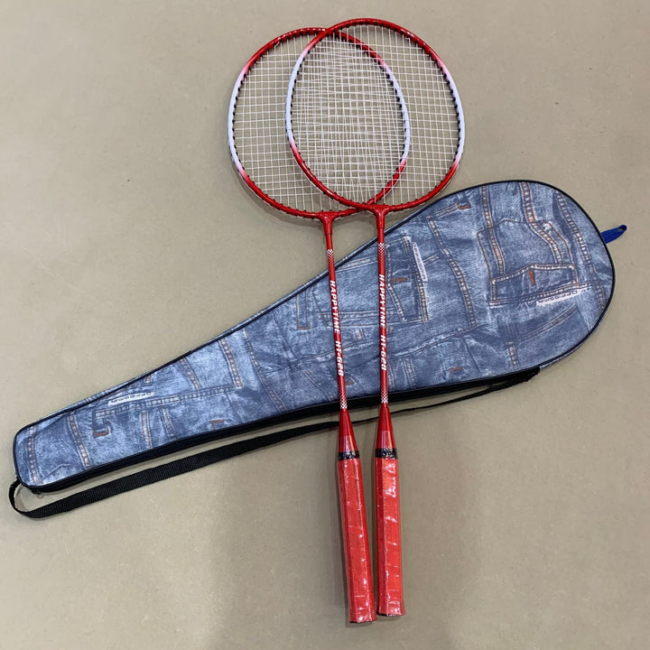 Badminton Racket Set with Multicolored Rackets and Protective Cover Kalsten