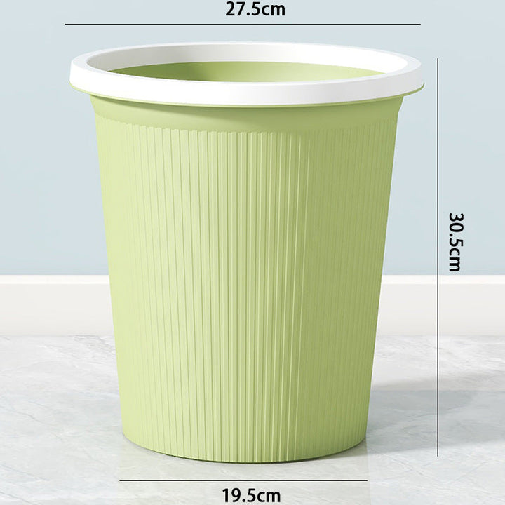 Ladies elegant and practical waste bin with ribbed surface Kalsten