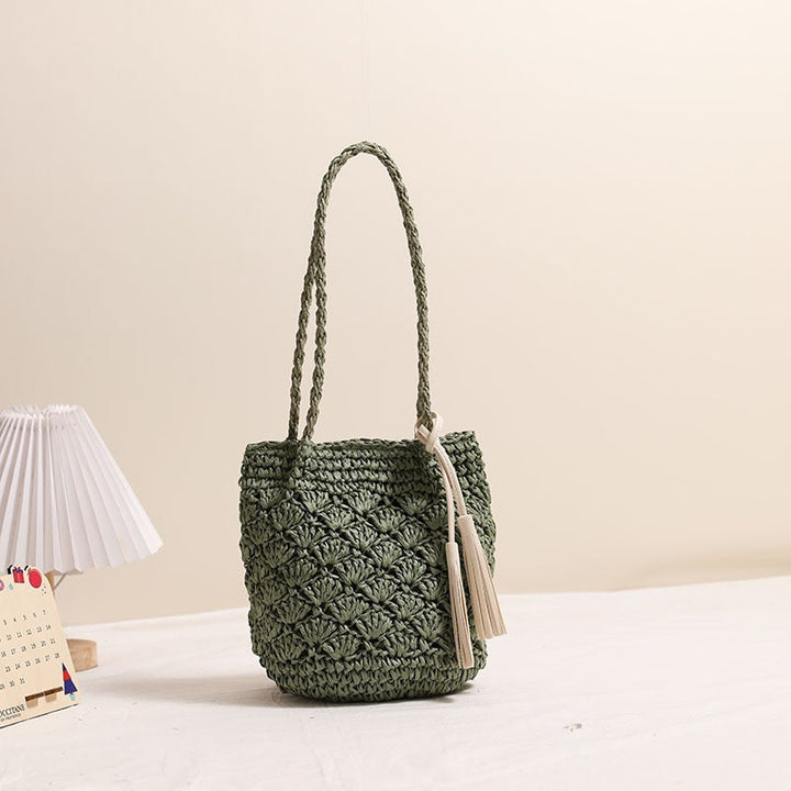 Hand-knotted macrame shoulder bag Kalsten