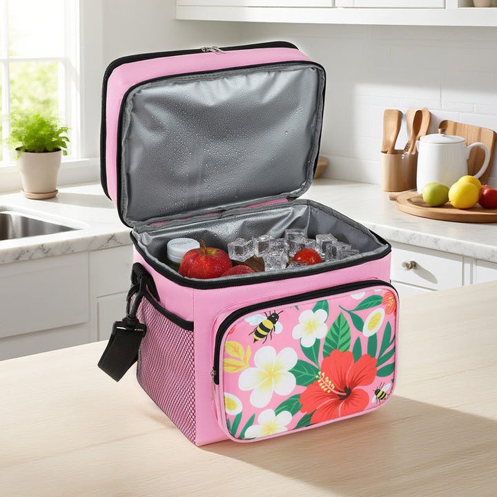 Insulated picnic cooler bag with stylish floral design Kalsten