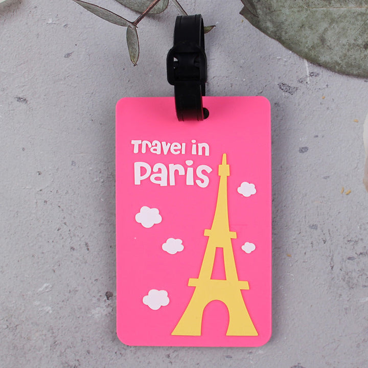 Paris-Themed Luggage Tag Kalsten