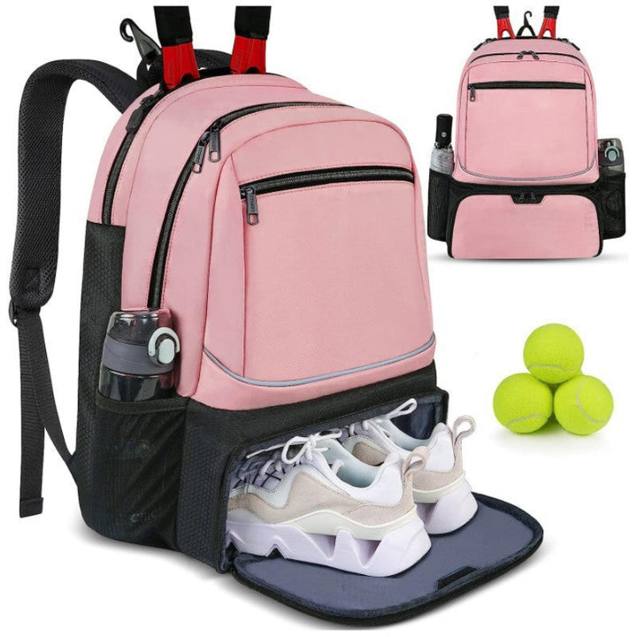 Sporty backpack with shoe compartment and water-repellent pockets Kalsten