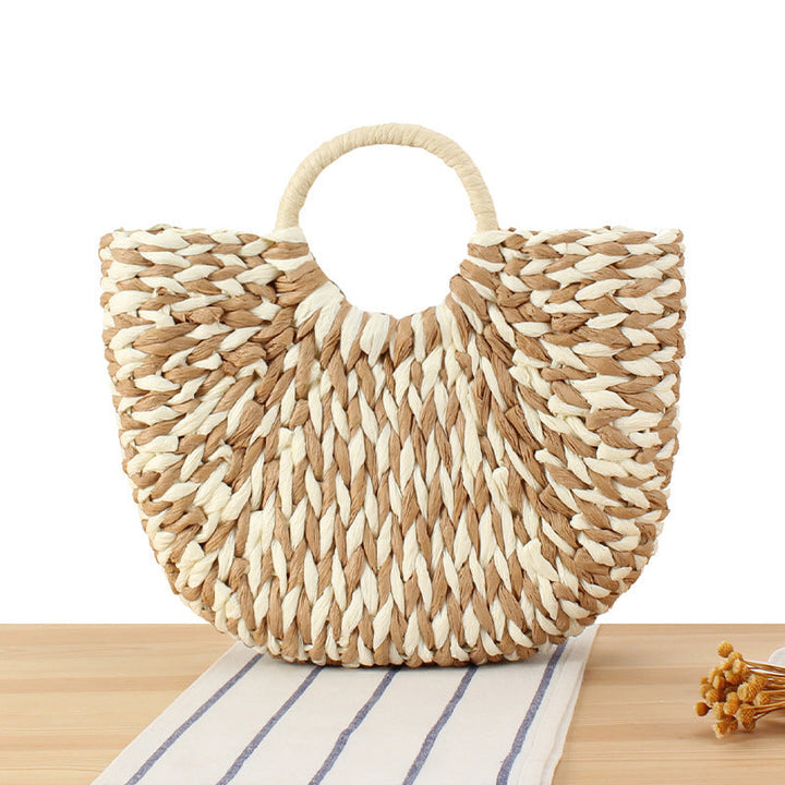 Wicker bag in modern design with artistic weaving Kalsten