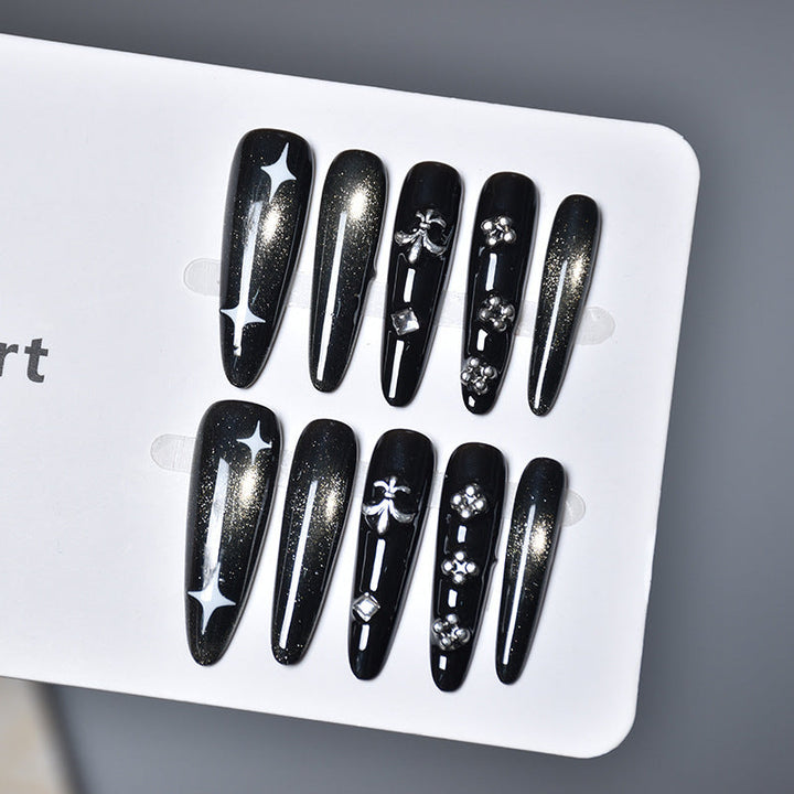 Glamorous Decorative Press-On Nail Art Kalsten
