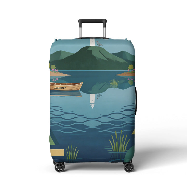 Women's suitcase cover with atmospheric landscape design Kalsten