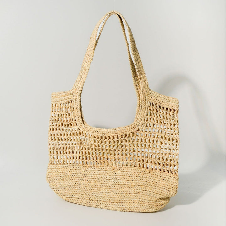 Spacious basket bag with fine mesh structure Kalsten