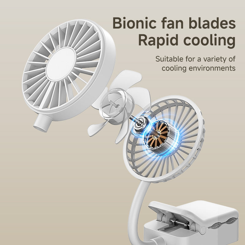 Unisex Portable Clip-On Fan Kalsten