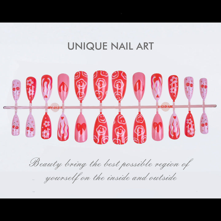 Artistic Press-On Nail Design Set Kalsten