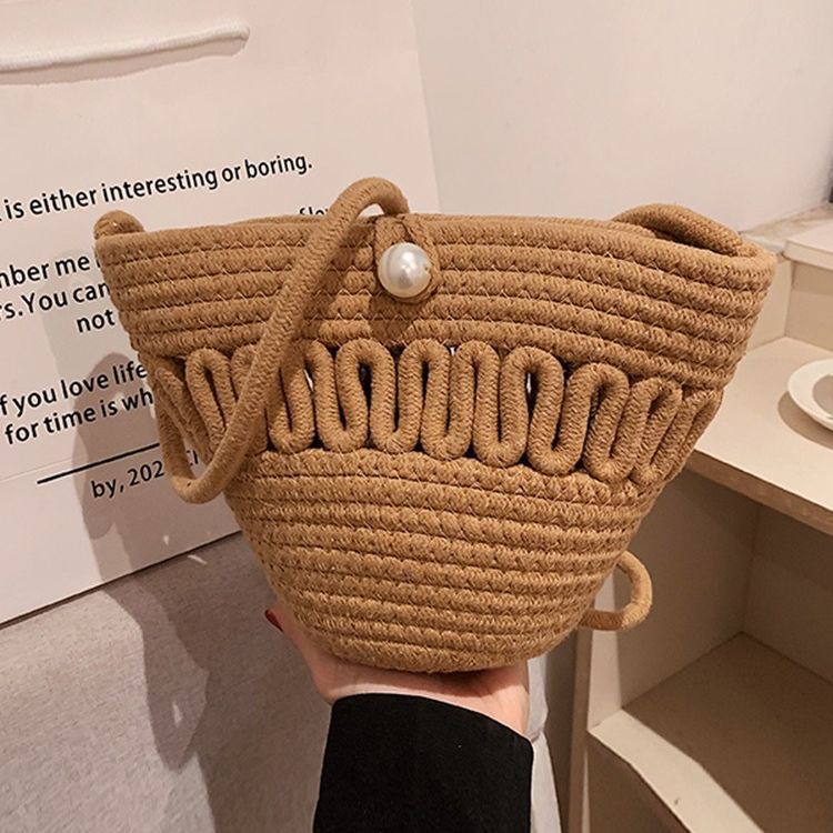 Women’s Fashion Basket Bag with Unique Structure Kalsten
