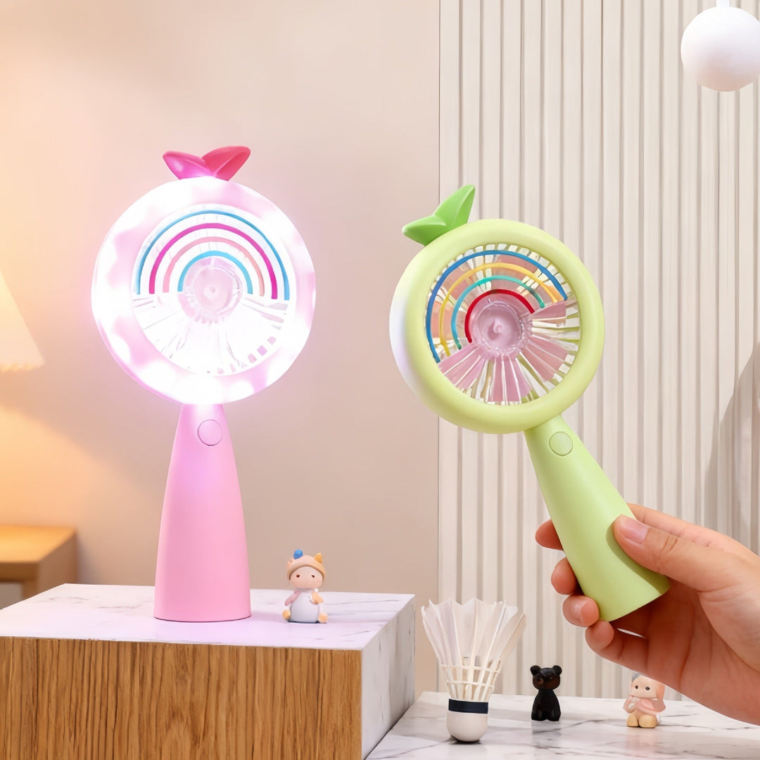 Women's portable multifunction fan with LED lighting Kalsten