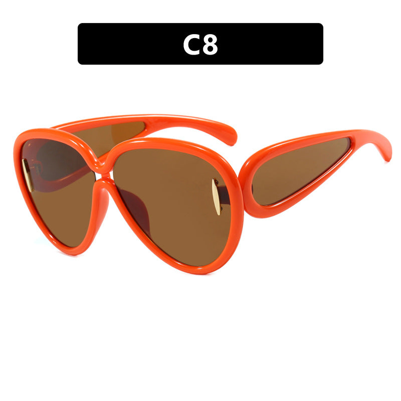 Women extravagant sunglasses in creative design Kalsten