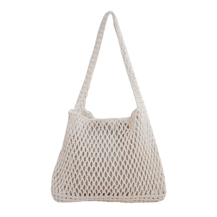 Handcrafted mesh bag made of natural material Kalsten