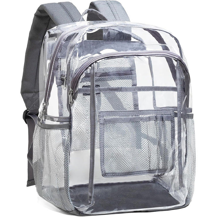 Transparent school bag with breathable mesh pockets Kalsten