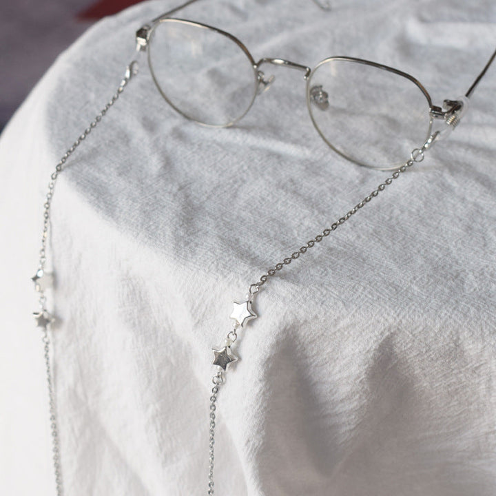 Star-Detail Chain Eyewear Holder Kalsten