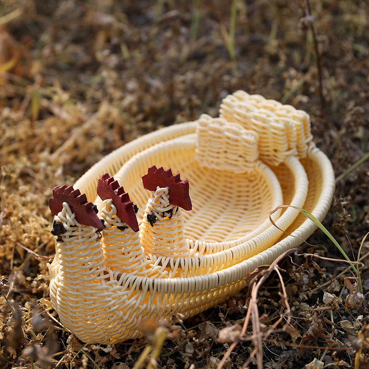 Decorative Woven Duck-Shaped Storage Basket Kalsten